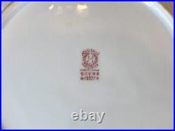 Noritake Azalea Square Salad Plates 7 5/8 19322 Red Stamp RARE SET OF 12