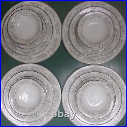 Noritake, BELMONT 5609 Dinnerware 4 Dinner, 4 Bread, 4 Salad, 4 Berry Bowls 16P