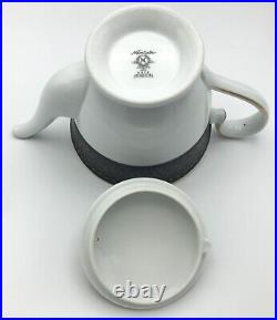Noritake BENEDICTA Tea Set Pot Sugar Creamer Teacups Saucers Service for 6