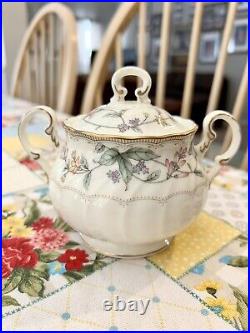 Noritake BROOKHOLLOW (4704) Teapot, Sugar and Creamer Set. NEVER USED