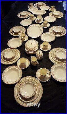 Noritake Barrymore 9737 Place Settings For 8 Large Complete Set! 65 Pieces