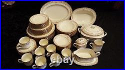 Noritake Barrymore 9737 Place Settings For 8 Large Complete Set! 65 Pieces