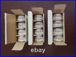 Noritake Barrymore Bone China Napkin Rings Set of 12 with Boxes