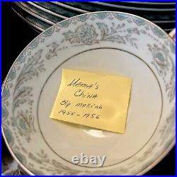 Noritake Belmont 5609 China SERVICE FOR 12 Over 80 Pieces! EXCELLENT CONDITION