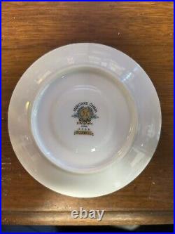 Noritake Blue Bell Platinum Rim #5558 6 setting tea set WithCreamer & Sugar Bowl