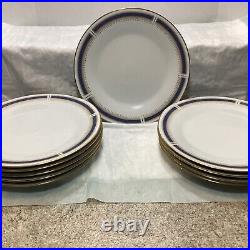 Noritake Blue Dawn 10 Porcelain Dinner Plates 6611 Set Of 10