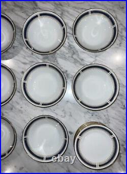 Noritake Blue Dawn China Set Plates, Bowls, Tea Cups, Sugar Bowl, & Creamer