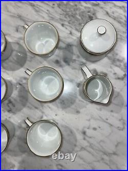 Noritake Blue Dawn China Set Plates, Bowls, Tea Cups, Sugar Bowl, & Creamer