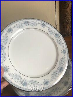 Noritake Blue Hill 12 Dinner Plate, 12 Salad Plate, 12 Bread Butter Plate=36pcs
