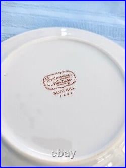 Noritake Blue Hill 2482 Plates and Teacup 1 Place Setting Fine China 5 Pieces