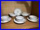 Noritake Bluebell #5558 China 3 Tea Cups, 4 Saucers, 1 Creamer, & 1 Sugar Bowl