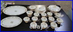 Noritake Bone China 51 Piece Set Of China 5047 Laurette Pattern