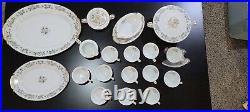 Noritake Bone China 51 Piece Set Of China 5047 Laurette Pattern