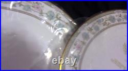 Noritake Bone China 9704 SAKURA 5PC Serving Set oval Platters, 2 veg bowls, Gravy