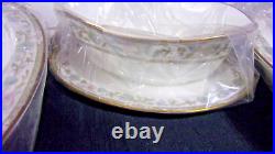 Noritake Bone China 9704 SAKURA 5PC Serving Set oval Platters, 2 veg bowls, Gravy