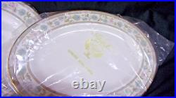 Noritake Bone China 9704 SAKURA 5PC Serving Set oval Platters, 2 veg bowls, Gravy