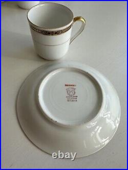 Noritake Bone China Demitasse Cup & Saucer Antique Pre WW II Set Of 12 Mint