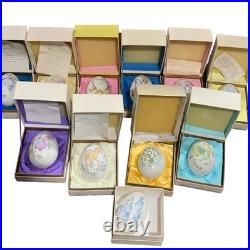Noritake Bone China Easter Eggs, Limited editions, Set Of 11 Read Description