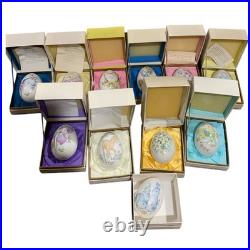 Noritake Bone China Easter Eggs, Limited editions, Set Of 11 Read Description