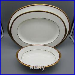 Noritake Bone China Golden Tribute Oval Servers Set of Three