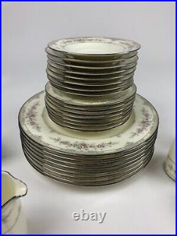 Noritake Bone China Set (9729) 24 Plates, 4 Cups, 1 Sugarbowl & 1 Creamer Jug