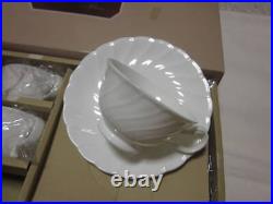 Noritake Bone China Studio Collection Simple White Cup Saucer Cups Set