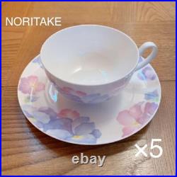 Noritake Bone China Tea Cup Coffee Saucer Cup Set