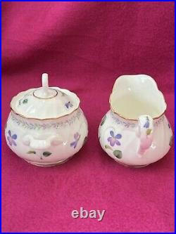 Noritake Bone China VIOLET DREAM 9906 SIX Piece TEA SET BEAUTIFUL CONDITION