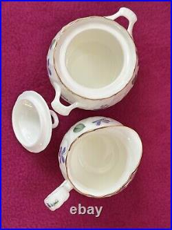 Noritake Bone China VIOLET DREAM 9906 SIX Piece TEA SET BEAUTIFUL CONDITION