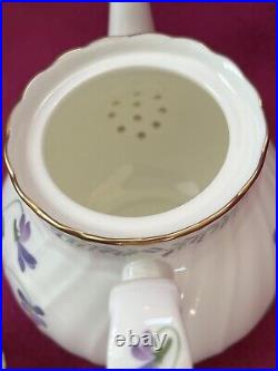 Noritake Bone China VIOLET DREAM 9906 SIX Piece TEA SET BEAUTIFUL CONDITION
