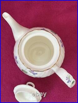Noritake Bone China VIOLET DREAM 9906 SIX Piece TEA SET BEAUTIFUL CONDITION