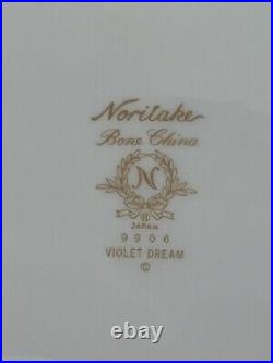 Noritake Bone China VIOLET DREAM 9906 SIX Piece TEA SET BEAUTIFUL CONDITION