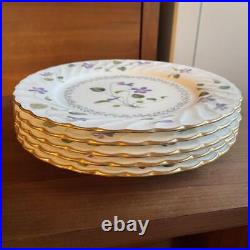 Noritake Bone China Violet Dream Set Of Dinner Plates