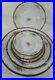 Noritake Bordeaux China Dinnerware set #3191 Gold trim