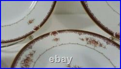 Noritake Bordeaux China Dinnerware set #3191 Gold trim