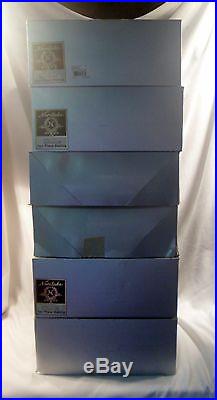Noritake Brookhollow Bone China 7 Complete 5-piece Place Settings, 6 in Boxes