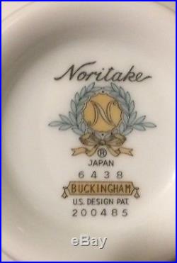 Noritake Buckingham 81 pc China Dinnerware Set with cases