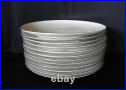 Noritake CANDLELIGHT Dinner Plates 10.5 Ivory China (Set of 12) Japan