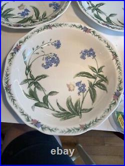 Noritake CONSERVATORY Gala Cuisine Soup Bowls Large Set of 4 Great Condition