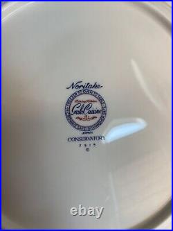 Noritake CONSERVATORY Gala Cuisine Soup Bowls Large Set of 4 Great Condition