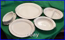 Noritake CRESTMONT Pattern 47 Piece China Set 6013 Dinnerware Service for 8