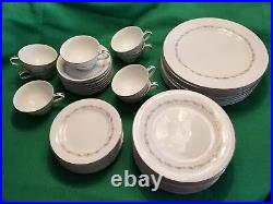 Noritake CRESTMONT Pattern 47 Piece China Set 6013 Dinnerware Service for 8