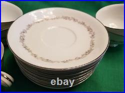 Noritake CRESTMONT Pattern 47 Piece China Set 6013 Dinnerware Service for 8