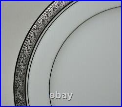 Noritake CRESTWOOD PLATINUM 4166 Set of 4 Dinner Plates 10 1/2 New With Tag