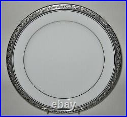 Noritake CRESTWOOD PLATINUM 4166 Set of 4 Salad Plates 8 3/8 New With Tag