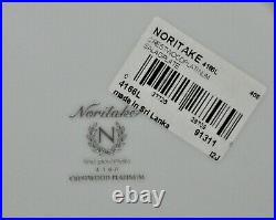 Noritake CRESTWOOD PLATINUM 4166 Set of 4 Salad Plates 8 3/8 New With Tag