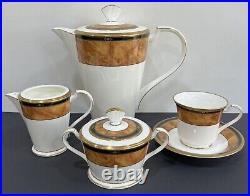 Noritake Cabot (9785), Complete Coffee Set For 12 Persons, Mint Condition