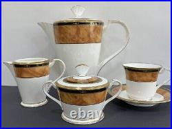 Noritake Cabot (9785), Complete Coffee Set For 12 Persons, Mint Condition