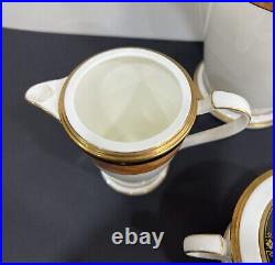 Noritake Cabot (9785), Complete Coffee Set For 12 Persons, Mint Condition