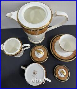 Noritake Cabot (9785), Complete Coffee Set For 12 Persons, Mint Condition